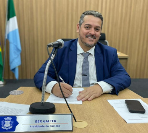 Ber Galter solicita melhorias em infraestrutura urbana e refor&ccedil;a pedido para realiza&ccedil;&atilde;o do R&eacute;veillon 2026 &ldquo;Ano Novo &eacute; Aqui!&rdquo;