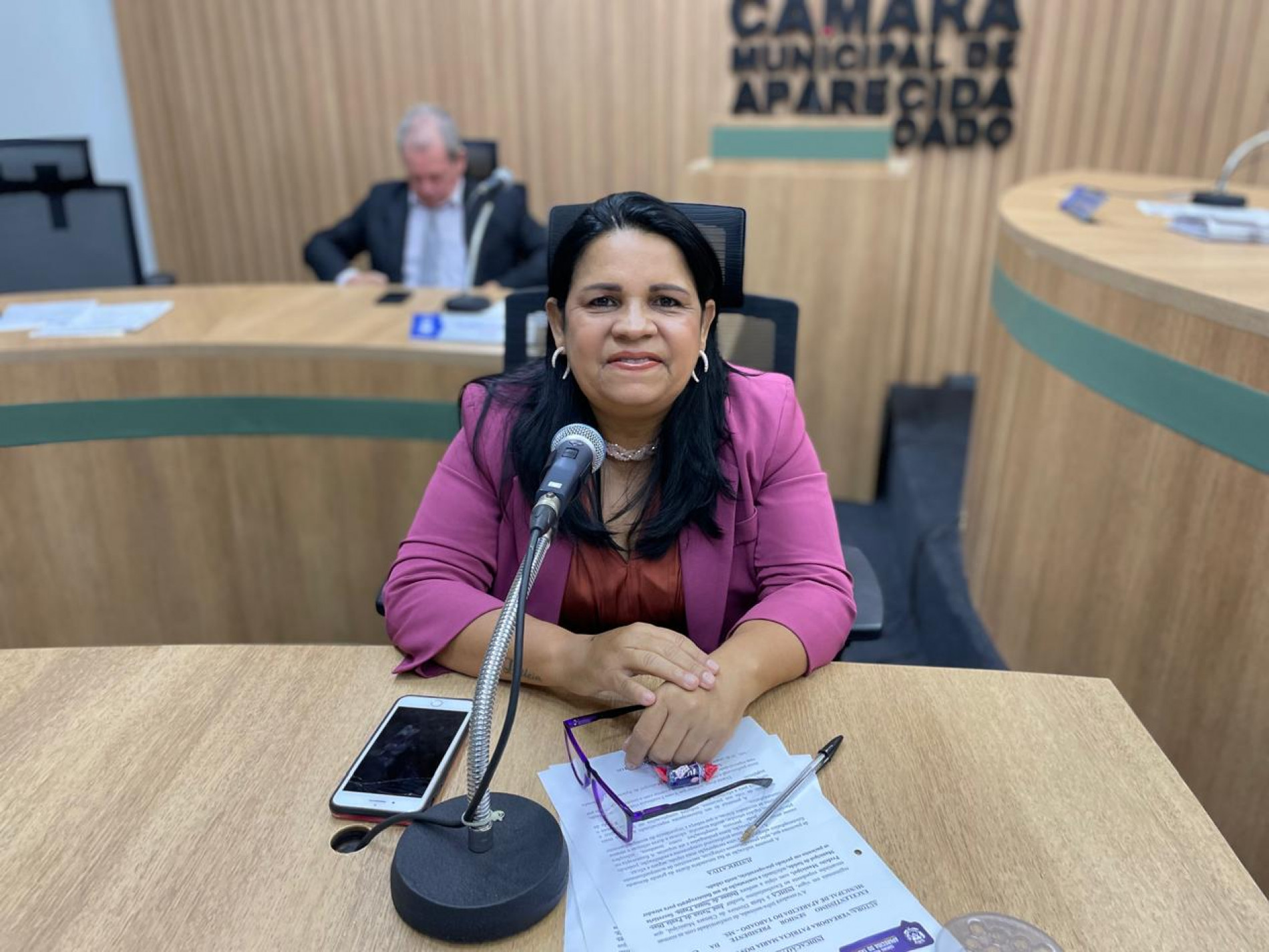 Patricia da Sa&uacute;de prop&otilde;e refor&ccedil;o na sa&uacute;de e capacita&ccedil;&atilde;o de jovens em Aparecida do Taboado