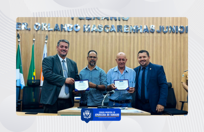 Profissionais de barbearia s&atilde;o homenageados pela C&acirc;mara Municipal