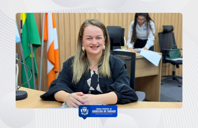 Vereadora Dra. Amanda Tolentino apresenta indica&ccedil;&otilde;es para capacita&ccedil;&atilde;o, infraestrutura e a&ccedil;&otilde;es sociais em Aparecida do Taboado