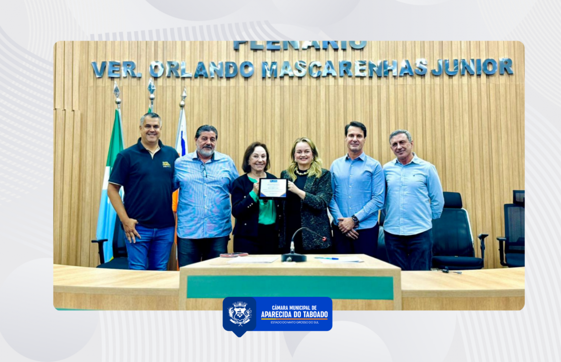 C&acirc;mara Municipal homenageia Probel pelos 25 anos de atua&ccedil;&atilde;o em Aparecida do Taboado