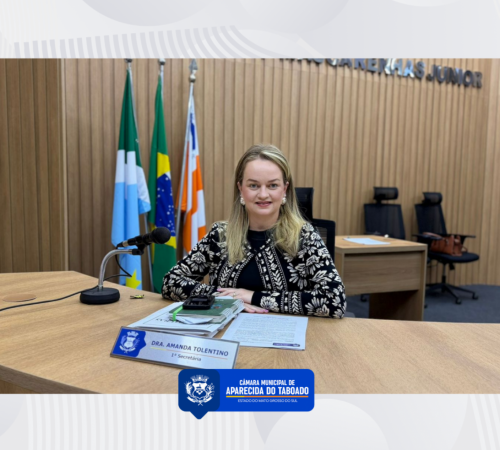 Dra. Amanda Tolentino apresenta indica&ccedil;&otilde;es voltadas &agrave; acessibilidade, gera&ccedil;&atilde;o de empregos e incentivo &agrave; inova&ccedil;&atilde;o