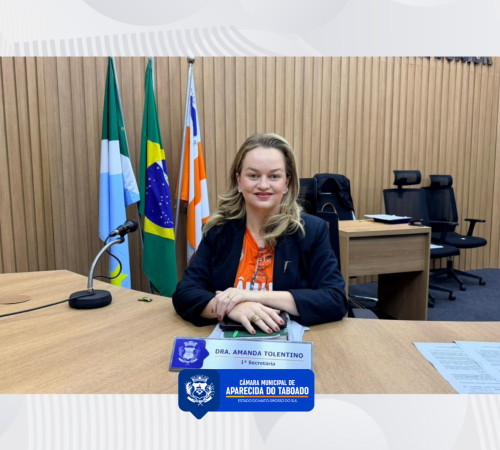Dra. Amanda Tolentino apresenta indica&ccedil;&otilde;es voltadas &agrave; sa&uacute;de, assist&ecirc;ncia social e qualidade de vida da popula&ccedil;&atilde;o