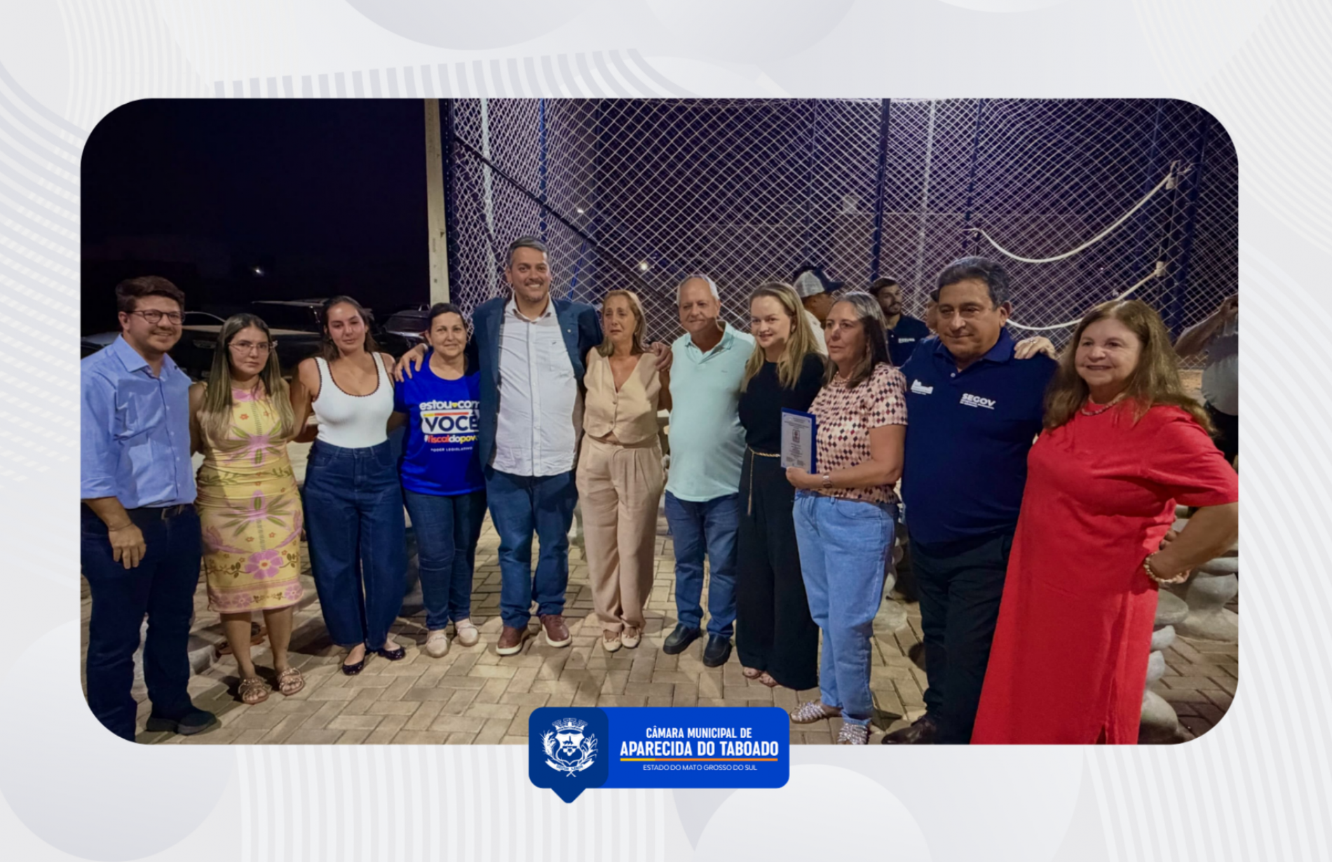 Legislativo Municipal prestigia inaugura&ccedil;&atilde;o da Pra&ccedil;a Maury Rodrigues da Costa no Residencial Costa Leste