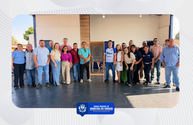 Legislativo Municipal acompanha entrega das melhorias no Centro Comunit&aacute;rio do Jardim Esperan&ccedil;a