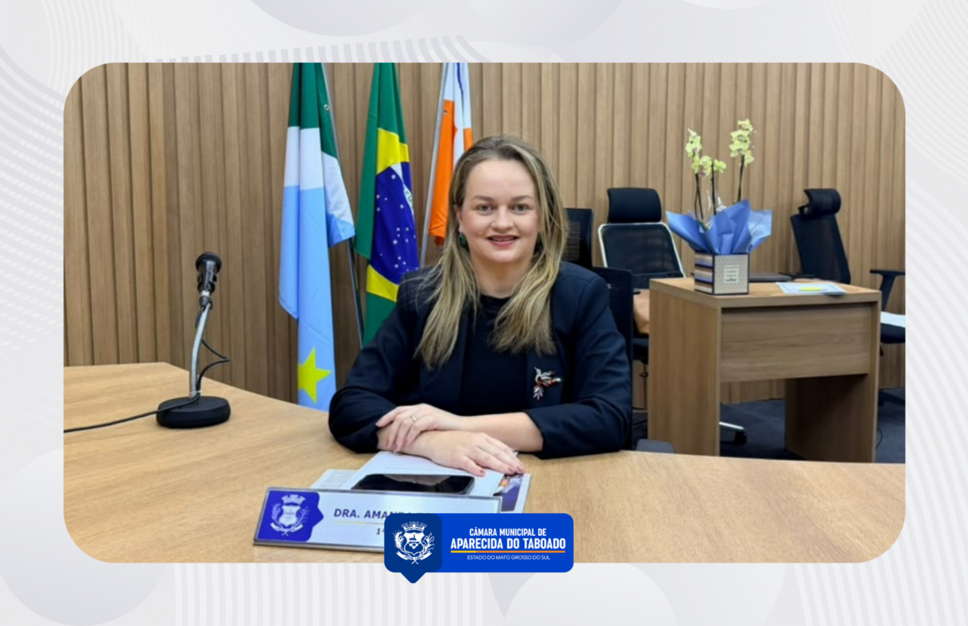 Vereadora Dra. Amanda Tolentino quer melhorias na ilumina&ccedil;&atilde;o p&uacute;blica e constru&ccedil;&atilde;o de pra&ccedil;a de esportes.