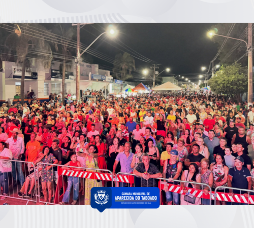 C&acirc;mara Municipal participa das comemora&ccedil;&otilde;es pelos 78 anos de Aparecida do Taboado