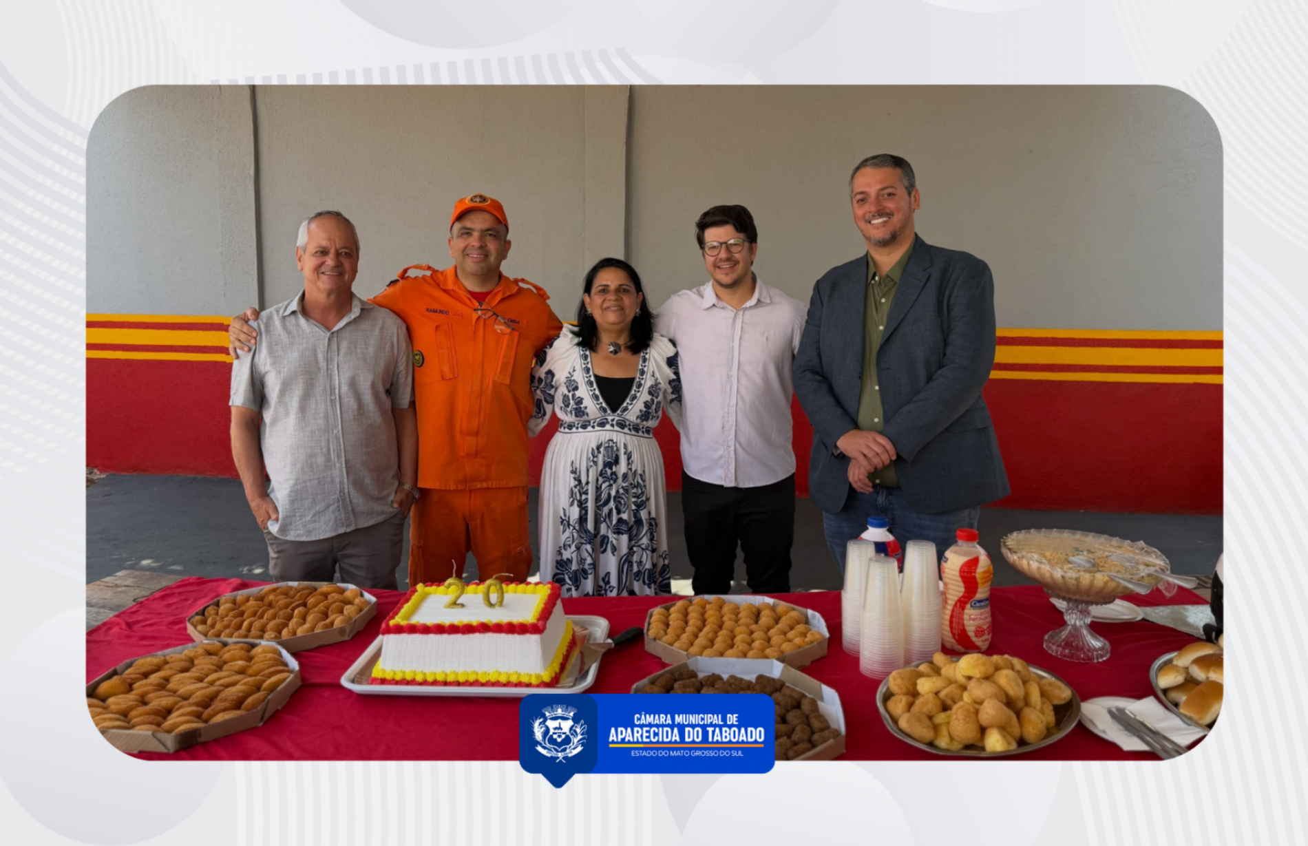 C&acirc;mara Municipal prestigia celebra&ccedil;&atilde;o dos 20 anos do Corpo de Bombeiros em Aparecida do Taboado